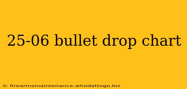 25-06 bullet drop chart