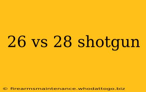 26 vs 28 shotgun