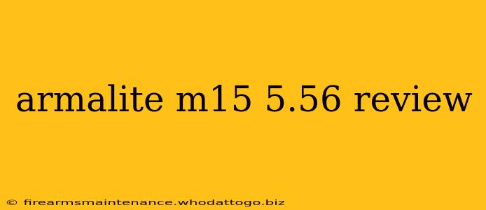 armalite m15 5.56 review