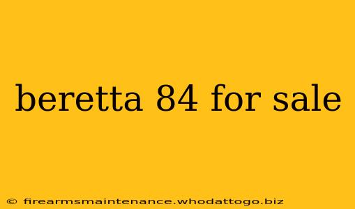 beretta 84 for sale