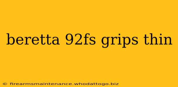 beretta 92fs grips thin