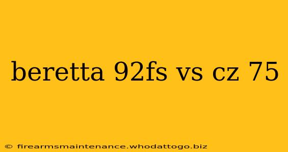 beretta 92fs vs cz 75