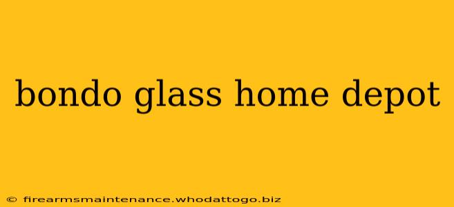 bondo glass home depot