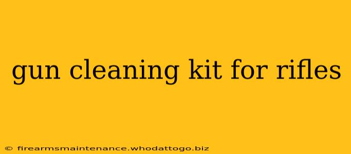 gun cleaning kit for rifles