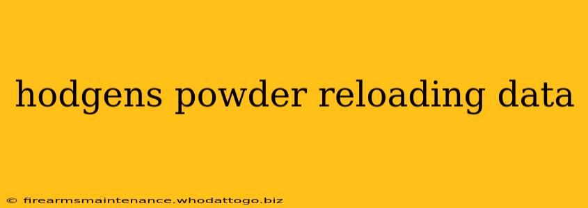 hodgens powder reloading data