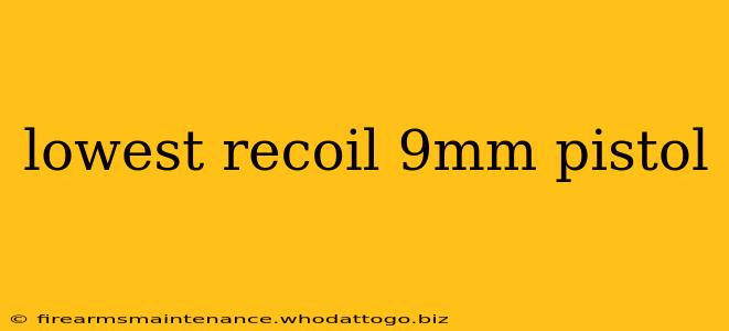 lowest recoil 9mm pistol