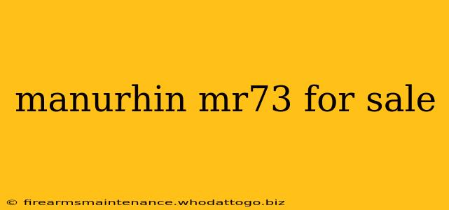 manurhin mr73 for sale