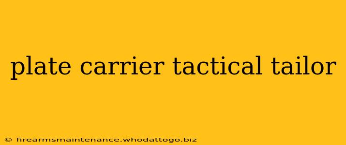 plate carrier tactical tailor