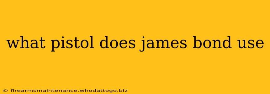 what pistol does james bond use